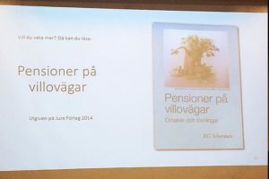 Kritik mot pensionssystemet.