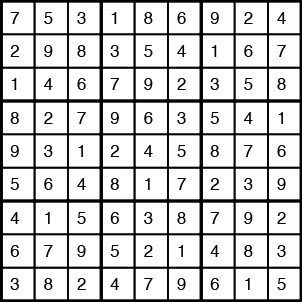 Här&Nu 4/2024 lösning sudoku